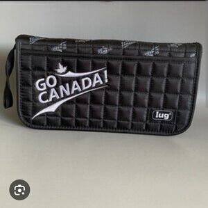 Lug Black Quilted Unisex Travel Bag